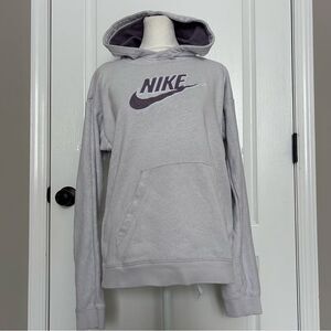 Nike Women’s Gray & Purple Hoodie Sweatshirt Size Extra Large